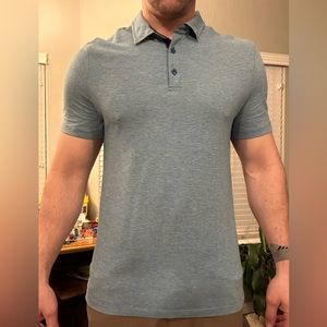 Large Lululemon Evolution Polo Heathered Capri good condition see pictures